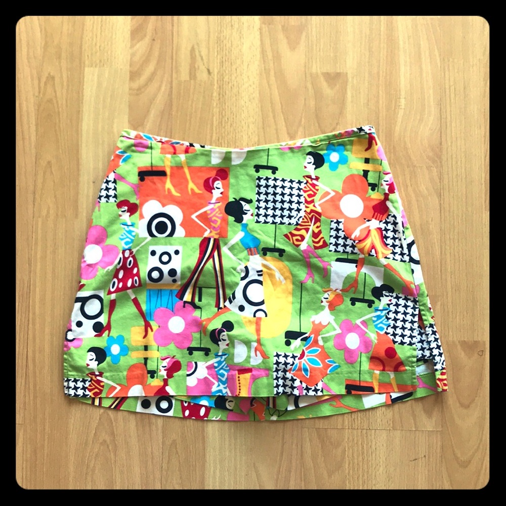 Retro “Making My Way Dowtown” Skirt